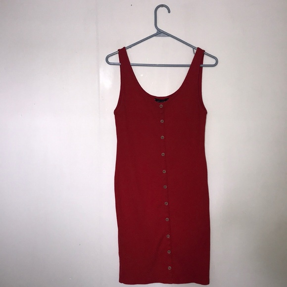 🌹🌹🌹Red New Look Sleeveless Bodycon Dress